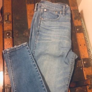 Madewell 10in high rise skinny skinny  denim